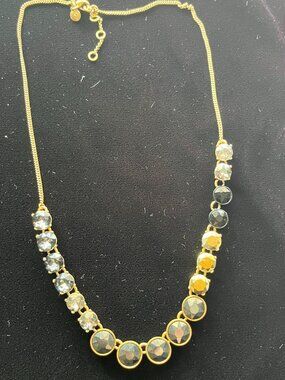 JCrew Black Bronze Brulee Mix necklace